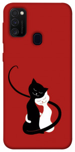 Чехол Влюбленные коты для Samsung Galaxy M30s