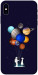 Чехол Галактика для iPhone XS