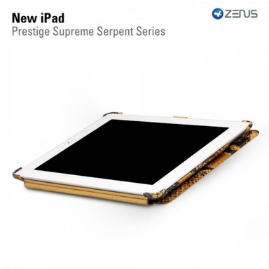 Кожаный чехол Zenus Prestige Supreme Serpent Series для Apple New iPAD 3 / iPad 2 