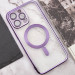 TPU чохол Fibra Chrome with Magnetic safe на Apple iPhone 14 Pro Max (6.7") (Purple) в магазині vchehle.ua