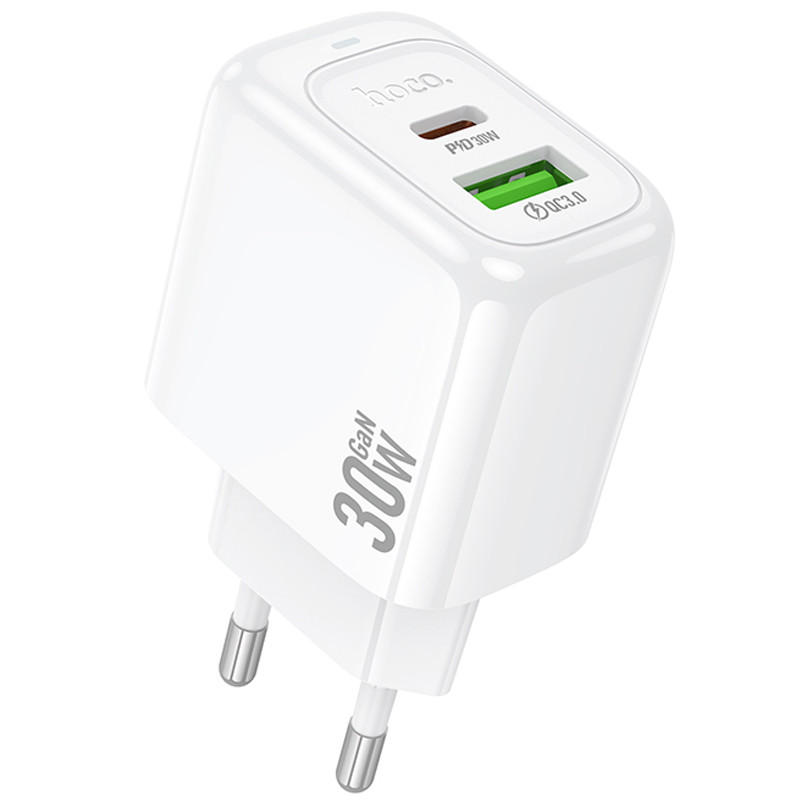 МЗП Hoco CS55A Surplus PD30W+QC3.0 (1USB-A/1C) (White)