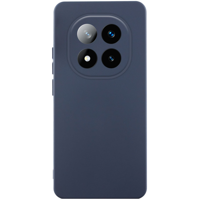 Чохол TPU GETMAN Liquid Silk Full Camera на Xiaomi Redmi Note 14 Pro 4G (Синій / Midnight blue)