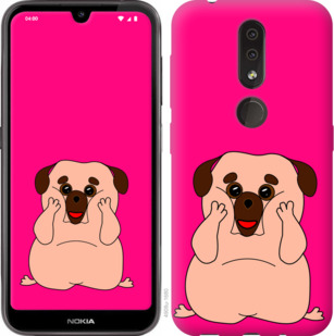 

Чехол Весёлый мопс для Nokia 4.2 928726