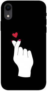Чехол Сердце в руке для iPhone XR