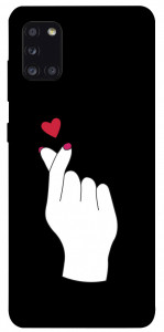Чехол Сердце в руке для Galaxy A31 (2020)