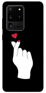 Чехол Сердце в руке для Galaxy S20 Ultra (2020)