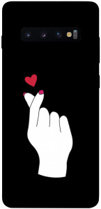 Чехол Сердце в руке для Galaxy S10 Plus (2019)