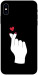 Чехол Сердце в руке для iPhone XS