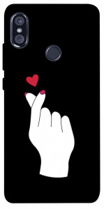 Чехол Сердце в руке для Xiaomi Redmi Note 5 (DC)