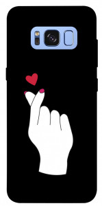 Чехол Сердце в руке для Galaxy S8 (G950)