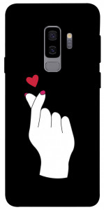Чехол Сердце в руке для Galaxy S9+