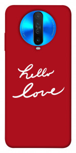 Чехол Hello love для Xiaomi Redmi K30