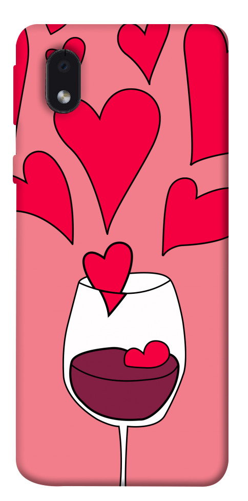 Чехол Бокал вина для Galaxy M01 Core