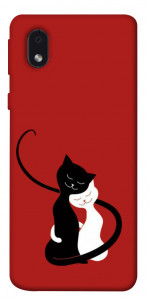 Чехол Влюбленные коты для Samsung Galaxy M01 Core