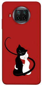 Чехол Влюбленные коты для Xiaomi Redmi Note 9 Pro 5G