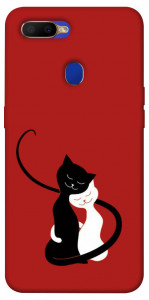 Чехол Влюбленные коты для Oppo A5s