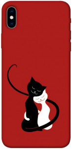 Чехол Влюбленные коты для iPhone XS Max