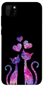 Чохол Космічні коти для Huawei Y5p