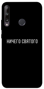 Чехол Ничего святого black для Huawei Y7p