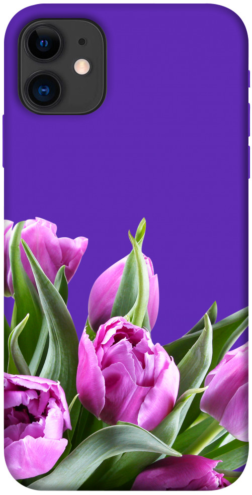Чехол Тюльпаны для iPhone 11