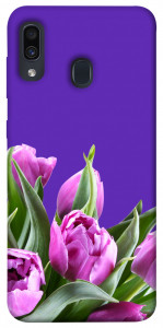 Чехол Тюльпаны для Samsung Galaxy A20 A205F
