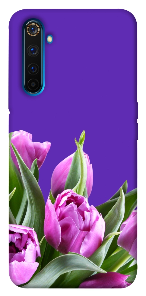 Чехол Тюльпаны для Realme 6 Pro