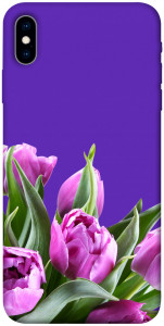 Чехол Тюльпаны для iPhone X (5.8")