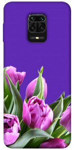 Чехол Тюльпаны для Xiaomi Redmi Note 9 Pro
