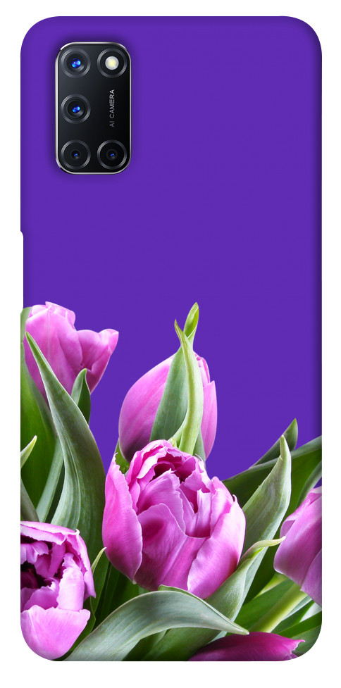 Чехол Тюльпаны для Oppo A92