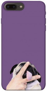 Чехол Мопс для iPhone 8 plus (5.5")