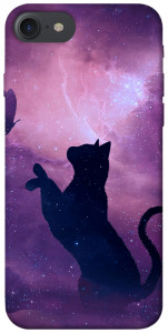 Чохол Кіт та метелик для iPhone 7 (4.7'')
