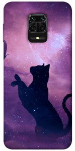 Чохол Кіт та метелик для Xiaomi Redmi Note 9 Pro Max