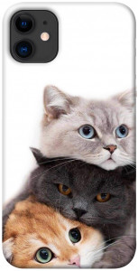 Чехол Три кота для iPhone 11