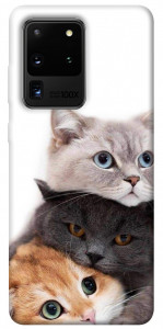 Чехол Три кота для Galaxy S20 Ultra (2020)