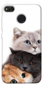 Чехол Три кота для Xiaomi Redmi 4X
