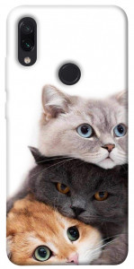 Чохол Три коти для Xiaomi Redmi Note 7