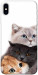 Чехол Три кота для iPhone XS