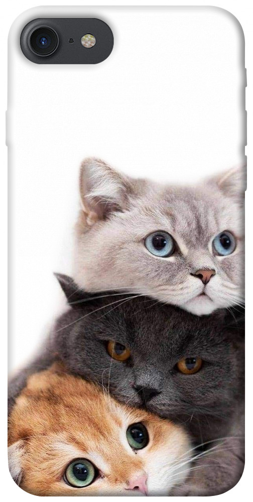 Чехол Три кота для iPhone 8