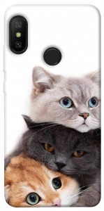 Чехол Три кота для Xiaomi Redmi 6 Pro