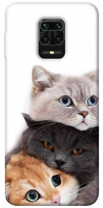 Чохол Три коти для Xiaomi Redmi Note 9 Pro