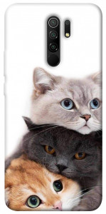 Чохол Три коти для Xiaomi Redmi 9