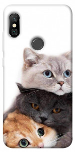 Чехол Три кота для Xiaomi Redmi Note 6 Pro