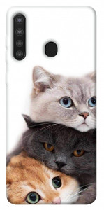Чехол Три кота для Galaxy A21