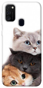 Чехол Три кота для Samsung Galaxy M30s