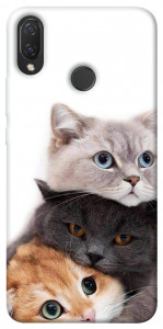 Чохол Три коти для Huawei P Smart+