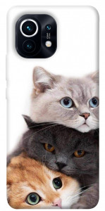 Чехол Три кота для Xiaomi Mi 11