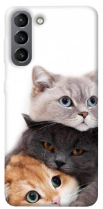 Чехол Три кота для Galaxy S21
