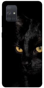Чохол Чорний кіт для Galaxy A71 (2020)