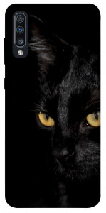Чехол Черный кот для Galaxy A70 (2019)