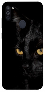 Чехол Черный кот для Galaxy M11 (2020)